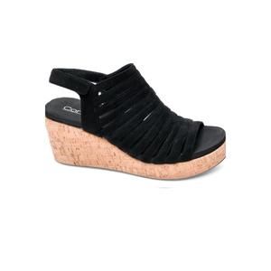 NEW CORKYS FOOTWEAR women's oopsie daisey sandal in black